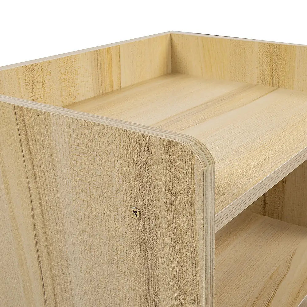 Bedside Tables Drawers Side Table Bedroom Furniture Nightstand Wood Unit - Furniture > Office