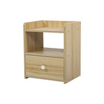 Bedside Tables Drawers Side Table Bedroom Furniture Nightstand Wood Unit - Furniture > Office