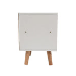 Bedside Tables Drawers Side Table Nightstand White Storage Cabinet Wood - Furniture > Office