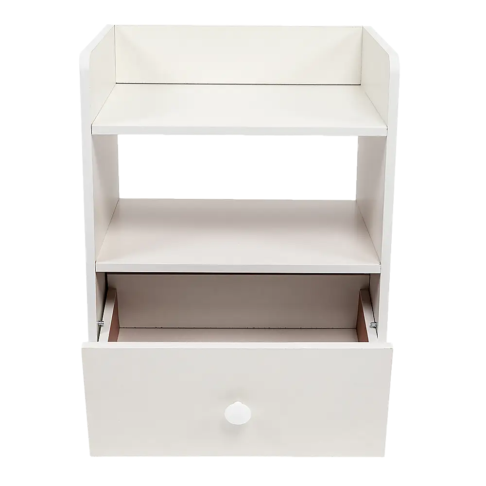 Bedside Tables Side Table Nightstand Storage Drawer Shelf Bedroom - Furniture > Office