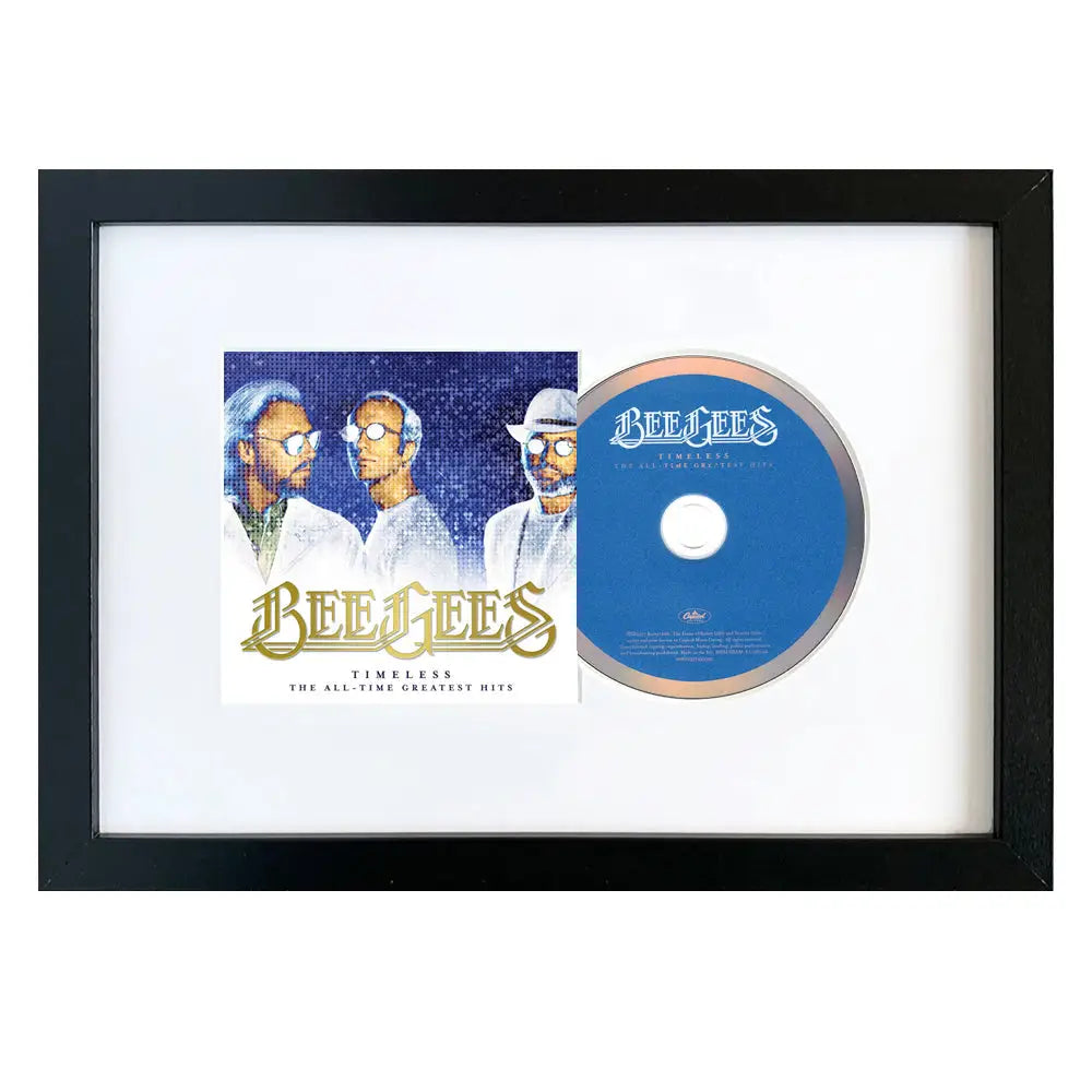 Bee Gees - Timeless: The All-Time Greatest Hits - CD Framed Album Art - Home & Garden > Wall Art