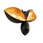 Bee Shape Wall Mounted Black Gold Candle Holders - Set of 3 - Home & Garden > Decor