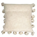 Beige cushion with tassels 45x45 cm - Home & Garden > Decor > Cushions & Throws