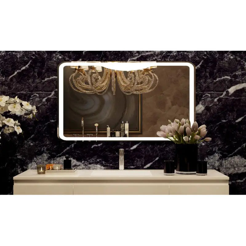 Belbagno Rectangular LED Bathroom Wall Mirror - Furniture > Bathroom