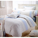 Belmondo Belmondo 225TC Ashby Rose Blue Quilt Cover Set KING - Home & Garden > Bedding