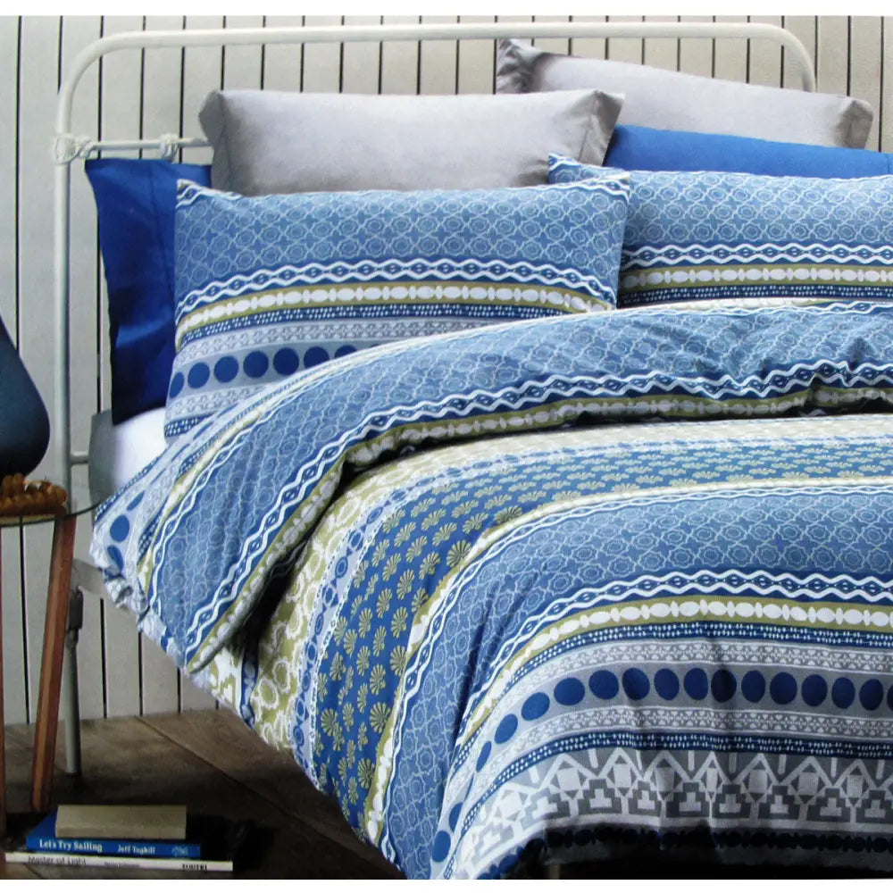 Belmondo Angelique Easy Care Quilt Cover Set King - Home & Garden > Bedding