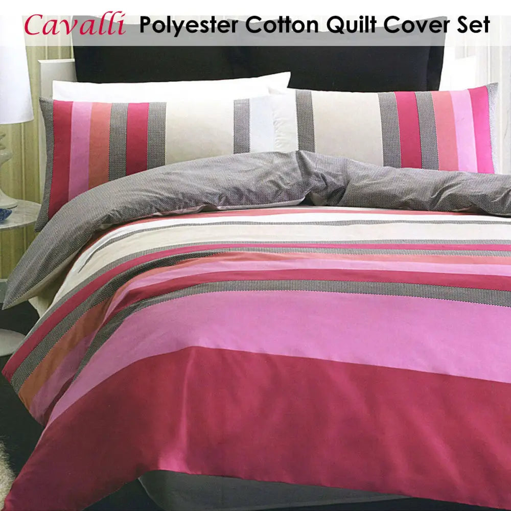 Belmondo Cavalli Polyester Cotton Quilt Cover Set King - Home & Garden > Bedding