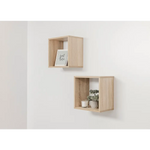 BERGEN CUBE TWIN PACK (OAK) - Furniture > Living Room