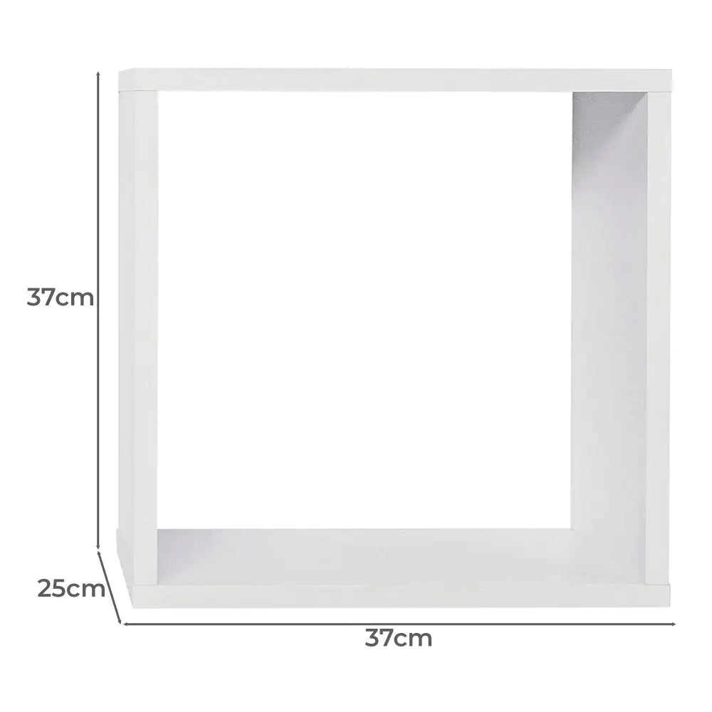 BERGEN CUBE TWIN PACK (WHITE) - Furniture > Living Room