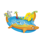 Bestway 273L Inflatable Sea Life Water Fun Park Pool with Slide - 2.8m x 87cm - Home & Garden > Pool & Accessories