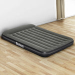 Bestway Air Mattress Double Inflatable Bed 30cm Airbed Grey - Home & Garden > Inflatable Mattress