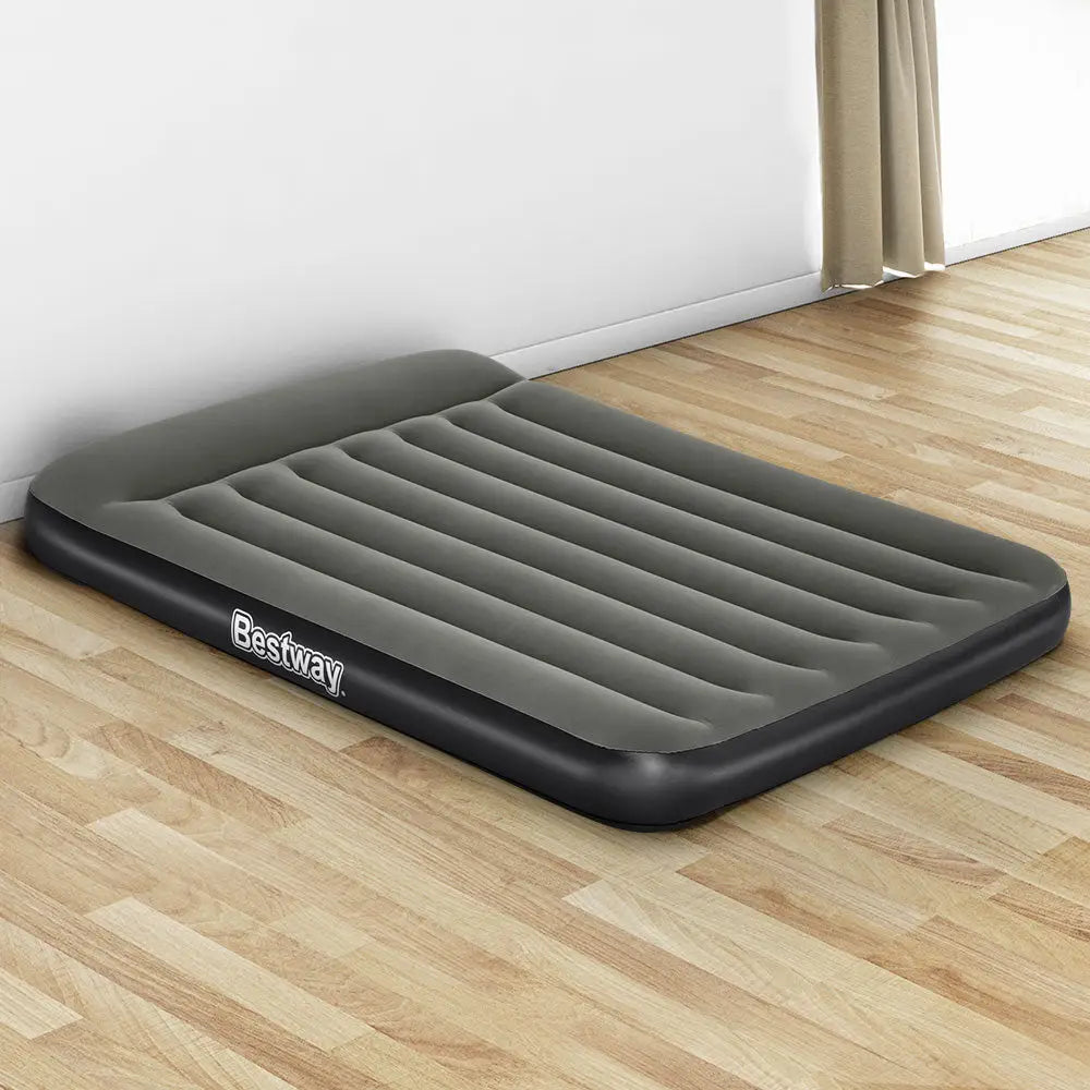 Bestway Air Mattress Double Inflatable Bed 30cm Airbed Grey - Home & Garden > Inflatable Mattress