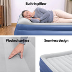 Bestway Air Mattress King Inflatable Bed 56cm Airbed Blue - Home & Garden > Inflatable Mattress