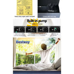 Bestway Air Mattress King Inflatable Bed 56cm Airbed Blue - Home & Garden > Inflatable Mattress