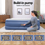 Bestway Air Mattress King Inflatable Bed 56cm Airbed Blue - Home & Garden > Inflatable Mattress
