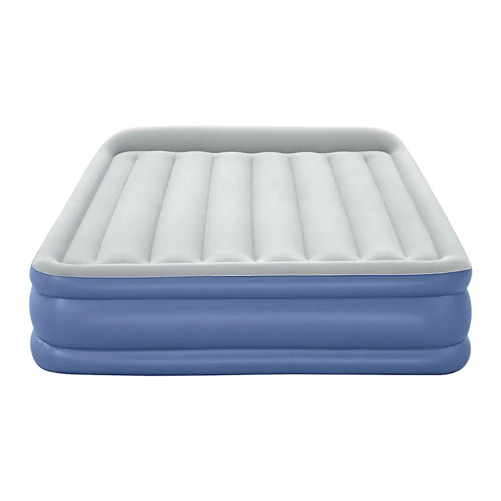 Bestway Air Mattress Queen Inflatable Bed 46cm Airbed Blue - Home & Garden > Inflatable Mattress