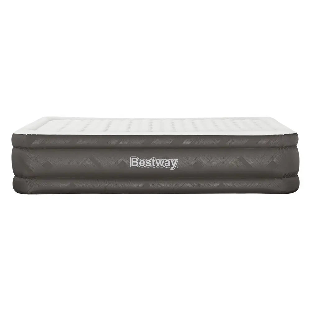 Bestway Air Mattress Queen Inflatable Bed 46cm Airbed Grey - Outdoor > Camping