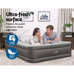 Bestway Air Mattress Queen Inflatable Bed 46cm Airbed Grey - Outdoor > Camping