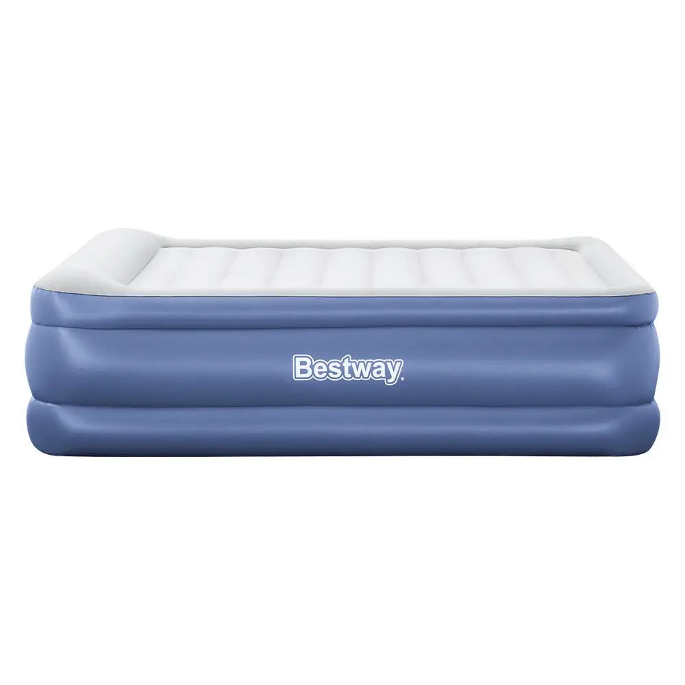 Bestway Air Mattress Queen Inflatable Bed 61cm Airbed Blue - Home & Garden > Inflatable Mattress