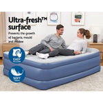 Bestway Air Mattress Queen Inflatable Bed 61cm Airbed Blue - Home & Garden > Inflatable Mattress