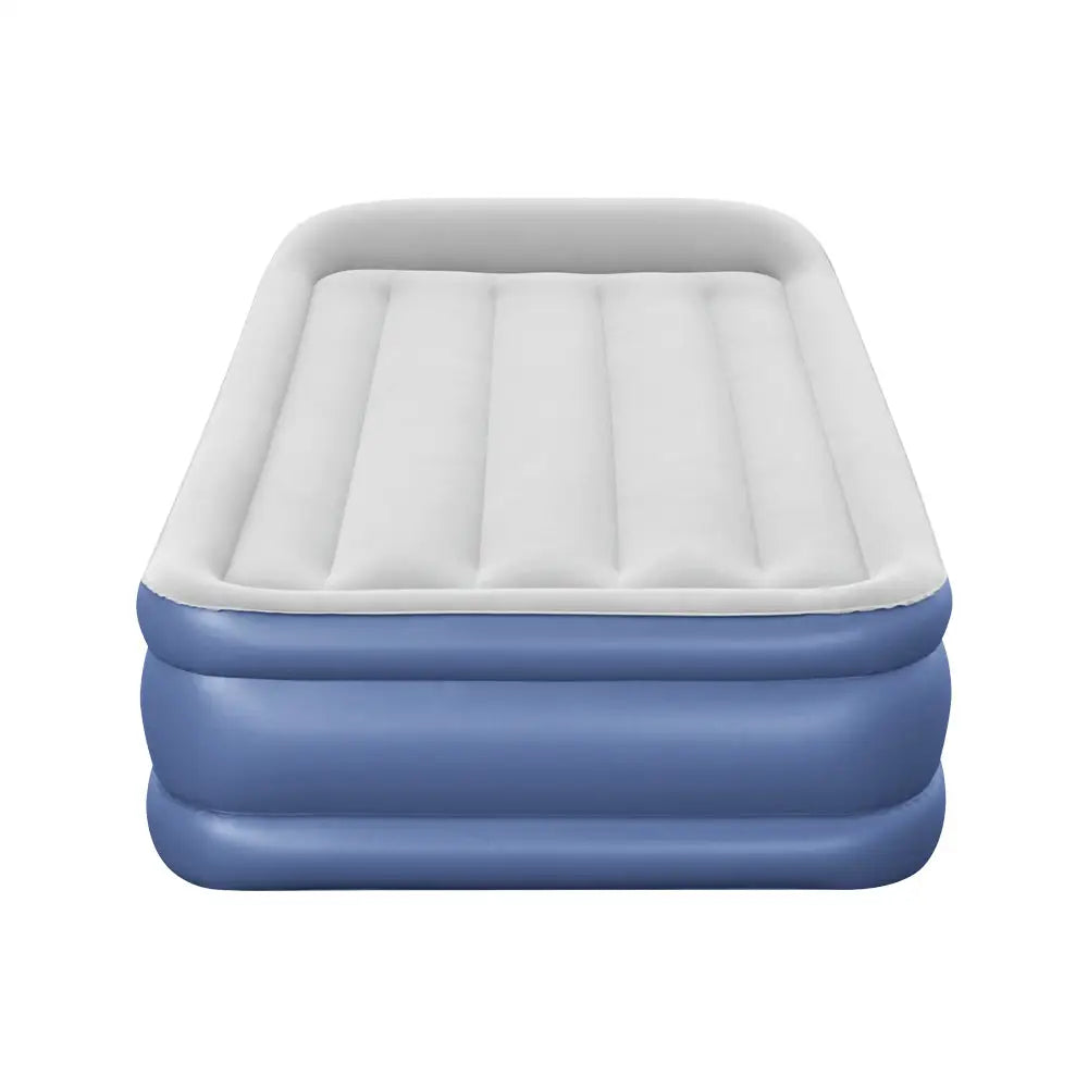 Bestway Air Mattress Single Inflatable Bed 46cm Airbed Blue - Home & Garden > Inflatable Mattress