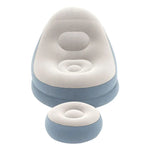 Bestway Inflatable Air Chair Seat Couch Lazy Sofa Lounge Ottoman Purple/Blue - Furniture > Outdoor