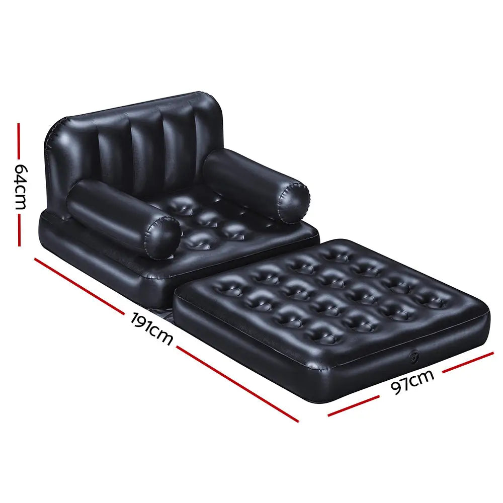 Bestway Inflatable Air Chair Seat Lounge Couch Lazy Sofa Blow Up Ottoman - Home & Garden > Inflatable Mattress