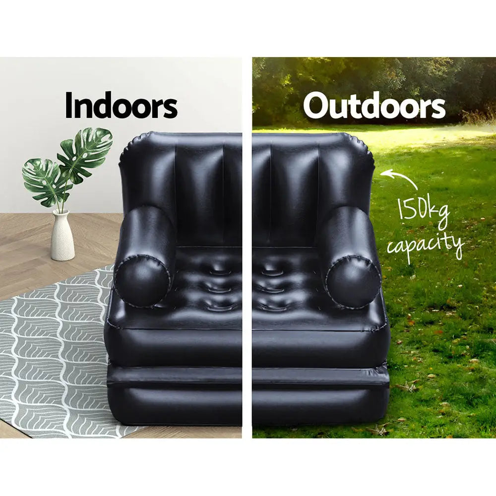 Bestway Inflatable Air Chair Seat Lounge Couch Lazy Sofa Blow Up Ottoman - Home & Garden > Inflatable Mattress
