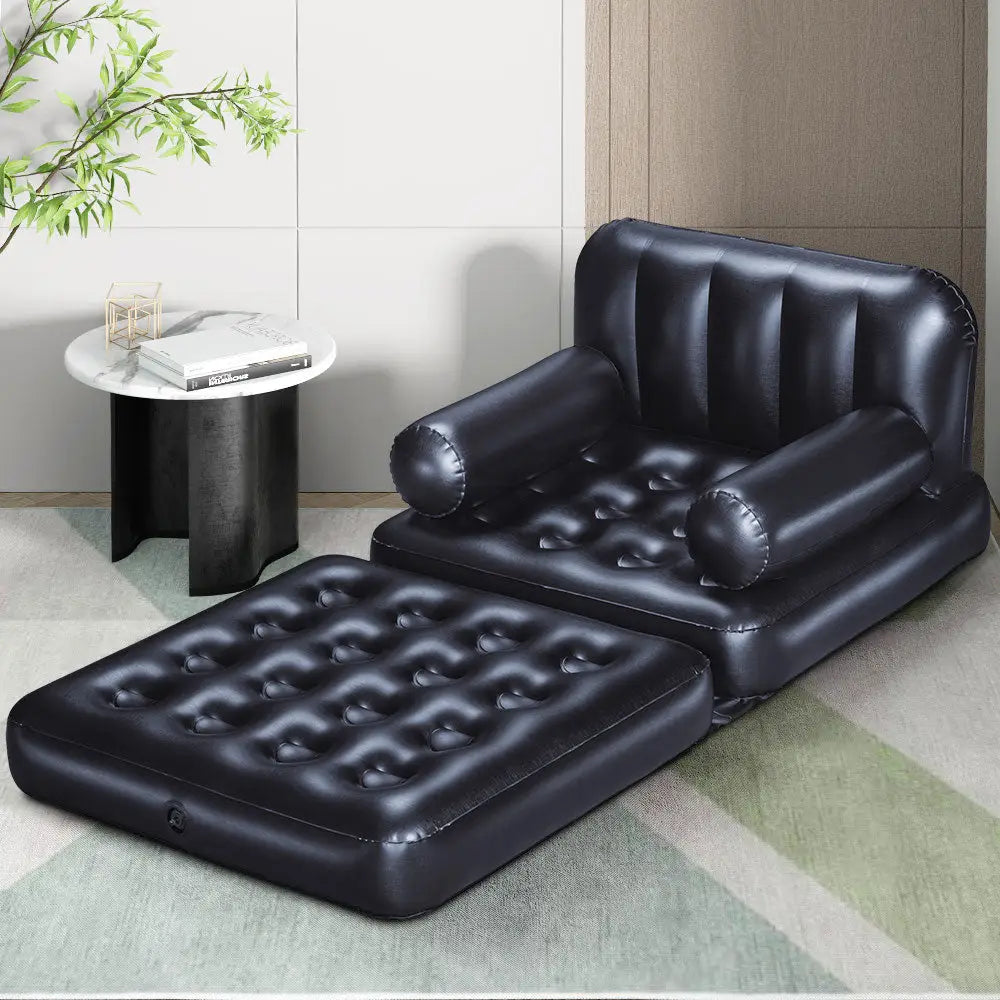 Bestway Inflatable Air Chair Seat Lounge Couch Lazy Sofa Blow Up Ottoman - Home & Garden > Inflatable Mattress
