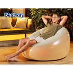Bestway Inflatable Air Chair Sofa Lounge Seat LED Light - Home & Garden > Pool & Accessories