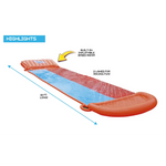 Bestway Kids H20GO Double Water Slide with Ramp - 18’/5.49m - Home & Garden > Pool & Accessories