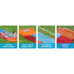 Bestway Kids H20GO Double Water Slide with Ramp - 18’/5.49m - Home & Garden > Pool & Accessories