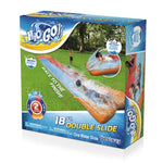 Bestway Kids H20GO Double Water Slide with Ramp - 18’/5.49m - Home & Garden > Pool & Accessories
