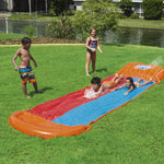 Bestway Kids H20GO Double Water Slide with Ramp - 18’/5.49m - Home & Garden > Pool & Accessories