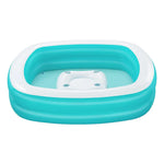 Bestway Kids Inflatable Family Pool with Center Console Cup Holder 218x218x48cm - Home & Garden > Pool & Accessories >