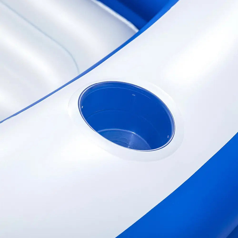 Bestway Kids Inflatable Pool Above Ground Pools Bench Seat Cup Holder 231x219cm - Home & Garden > Pool & Accessories >