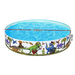 Bestway Kids Pool 183x38cm Round Above Ground Rigid Swimming Pools Dinosaur 946L - Home & Garden > Pool & Accessories >