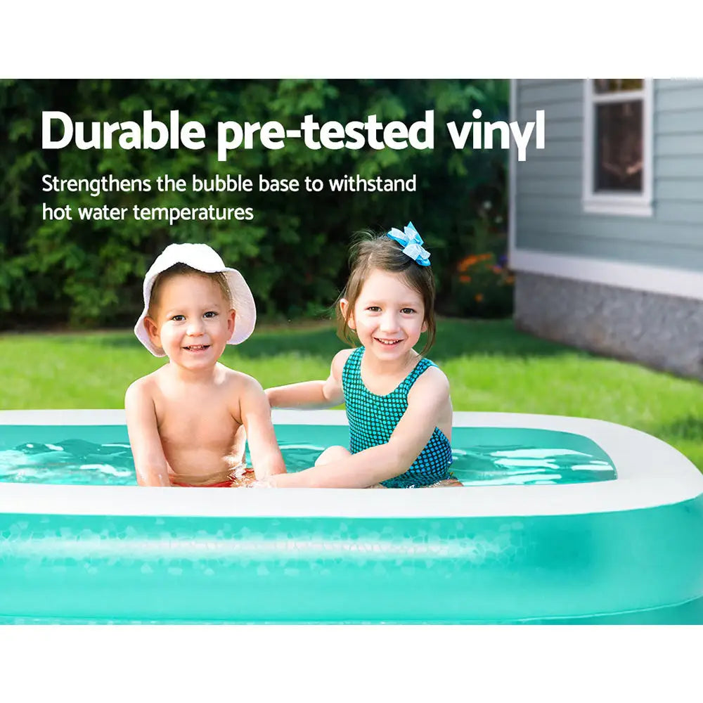 Bestway Kids Pool 200x146x48cm Inflatable Above Ground Swimming Pools 450L - Home & Garden > Pool & Accessories >