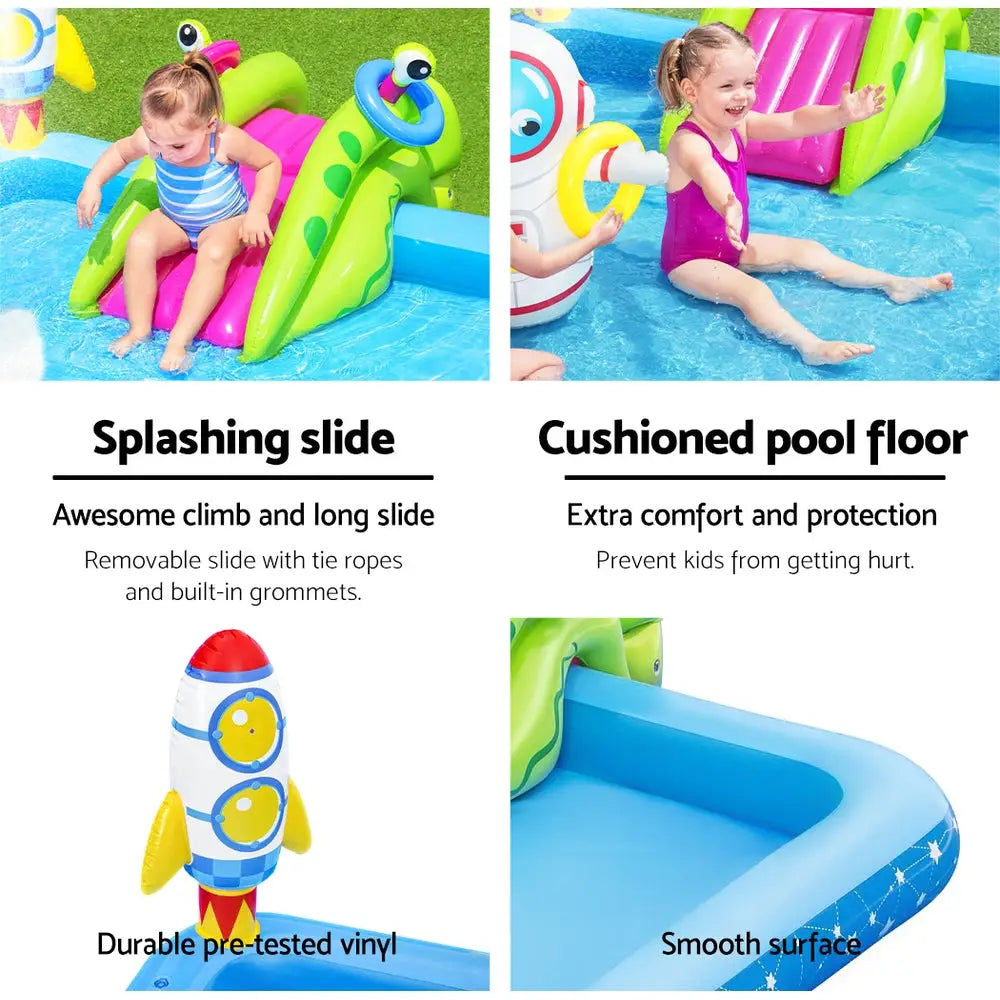 Bestway Kids Pool 228x206x84cm Inflatable Above Ground Swimming Play Pools 308L - Home & Garden > Pool & Accessories