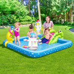 Bestway Kids Pool 228x206x84cm Inflatable Above Ground Swimming Play Pools 308L - Home & Garden > Pool & Accessories