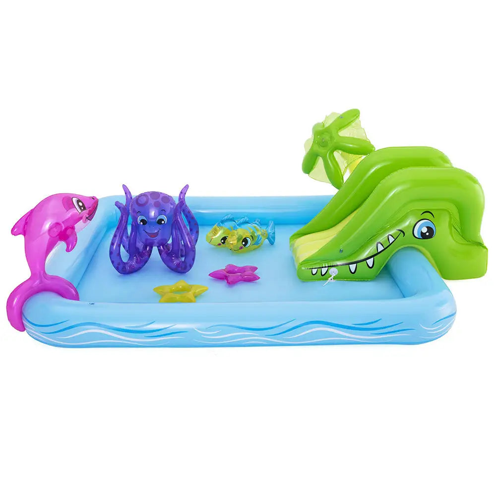 Bestway Kids Pool 239x206x86cm Inflatable Above Ground Swimming Play Pools 308L - Home & Garden > Pool & Accessories