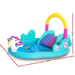 Bestway Kids Pool 274x198x137cm Inflatable Above Ground Swimming Play Pools 220L - Home & Garden > Pool & Accessories >
