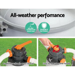 Bestway Pool Pump Sand Filter 1500GPH 5678L/H Pools Flowclear™ Filters - Home & Garden > Pool & Accessories >