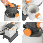 Bestway Pool Pump Sand Filter 2200GPH 8327L/H Pools Flowclear Filters - Home & Garden > Pool & Accessories > Swimming