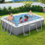 Bestway Swimming Pool 282x196x84cm Steel Frame Above Ground Pools Filter Pump 3662L - Home & Garden > Pool &
