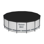 Bestway Swimming Pool 427x427x122cm Steel Frame Above Ground Pools Round Filter Pump Ladder - Home & Garden > Pool &
