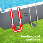 Bestway Swimming Pool 640x274x132cm Steel Frame Above Ground Pools Filter Pump Ladder 19281L - Home & Garden > Pool &