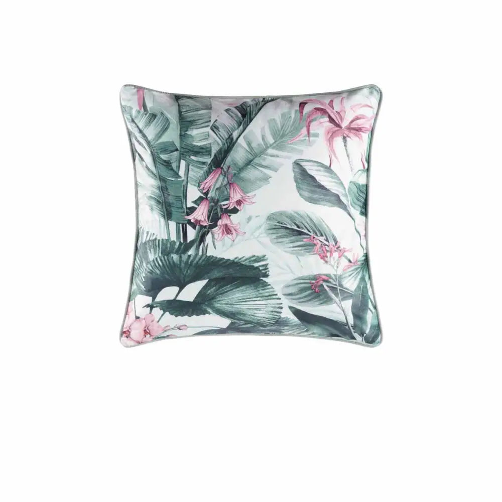 Bianca Abbey Green Square Filled Cushion 43 x 43cm - Home & Garden > Decor > Cushions & Throws