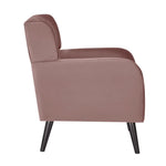 Bianca Accent Sofa Arm Chair Fabric Uplholstered Lounge Couch - Pink - Furniture > Sofas