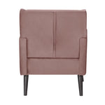 Bianca Accent Sofa Arm Chair Fabric Uplholstered Lounge Couch - Pink - Furniture > Sofas